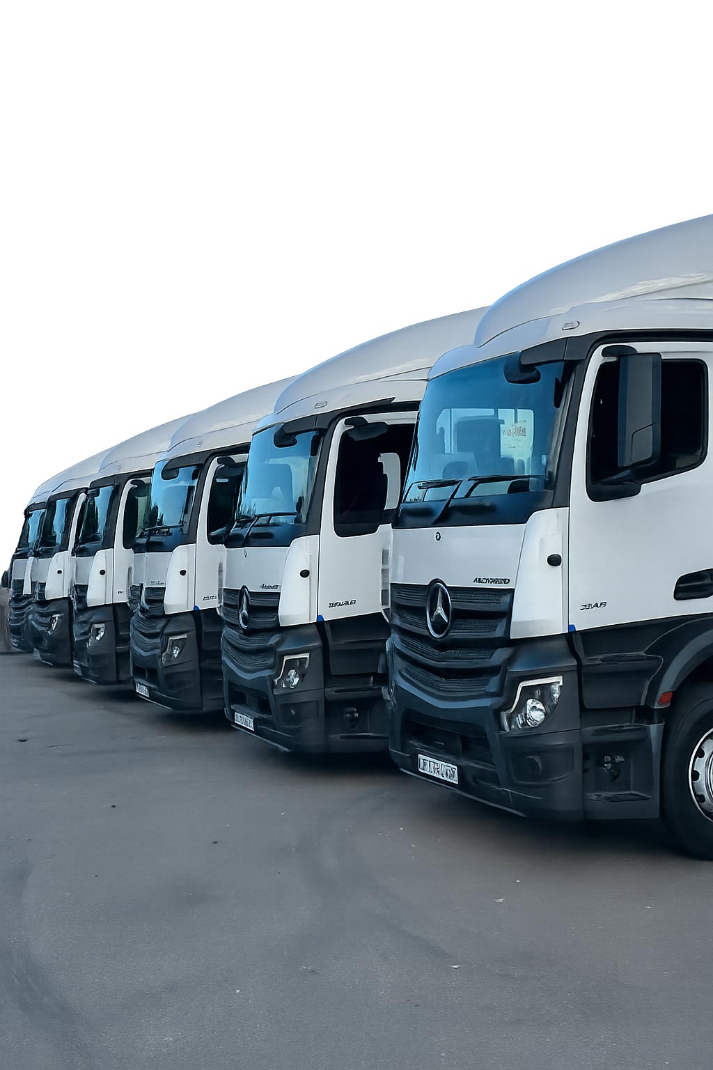 Commercial fleet fitted with Vehicle Safety Solutions technology